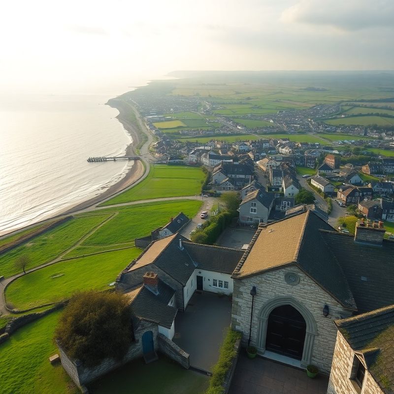 Aerial view of Dundalk, Co. Louth, Ireland